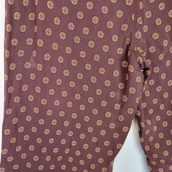 By Anthropologie Womens Marsden Wide Leg Pants Size 8 Brown High Rise Hippie - Picture 6 of 12